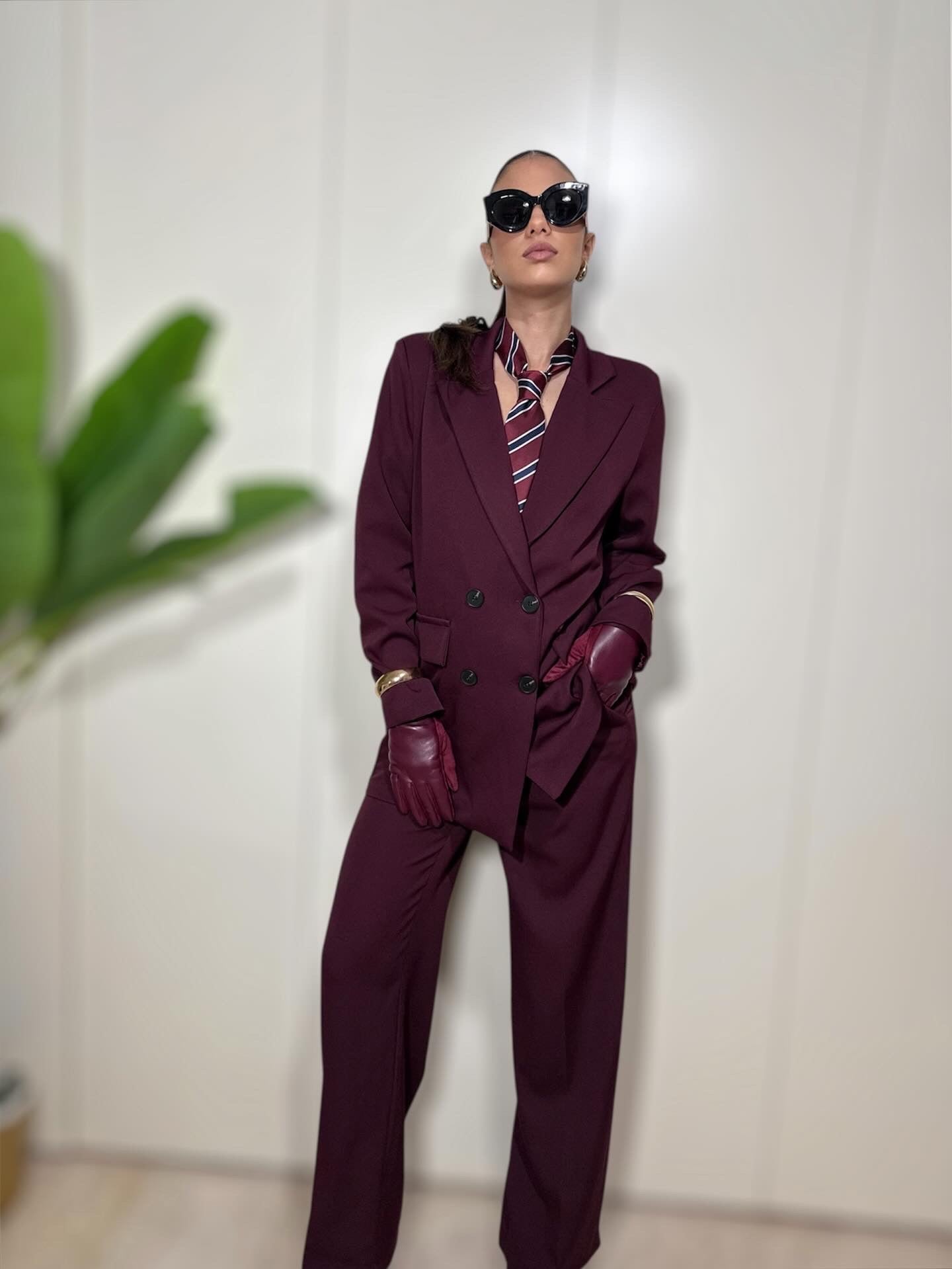 Tailleur Office bordeaux