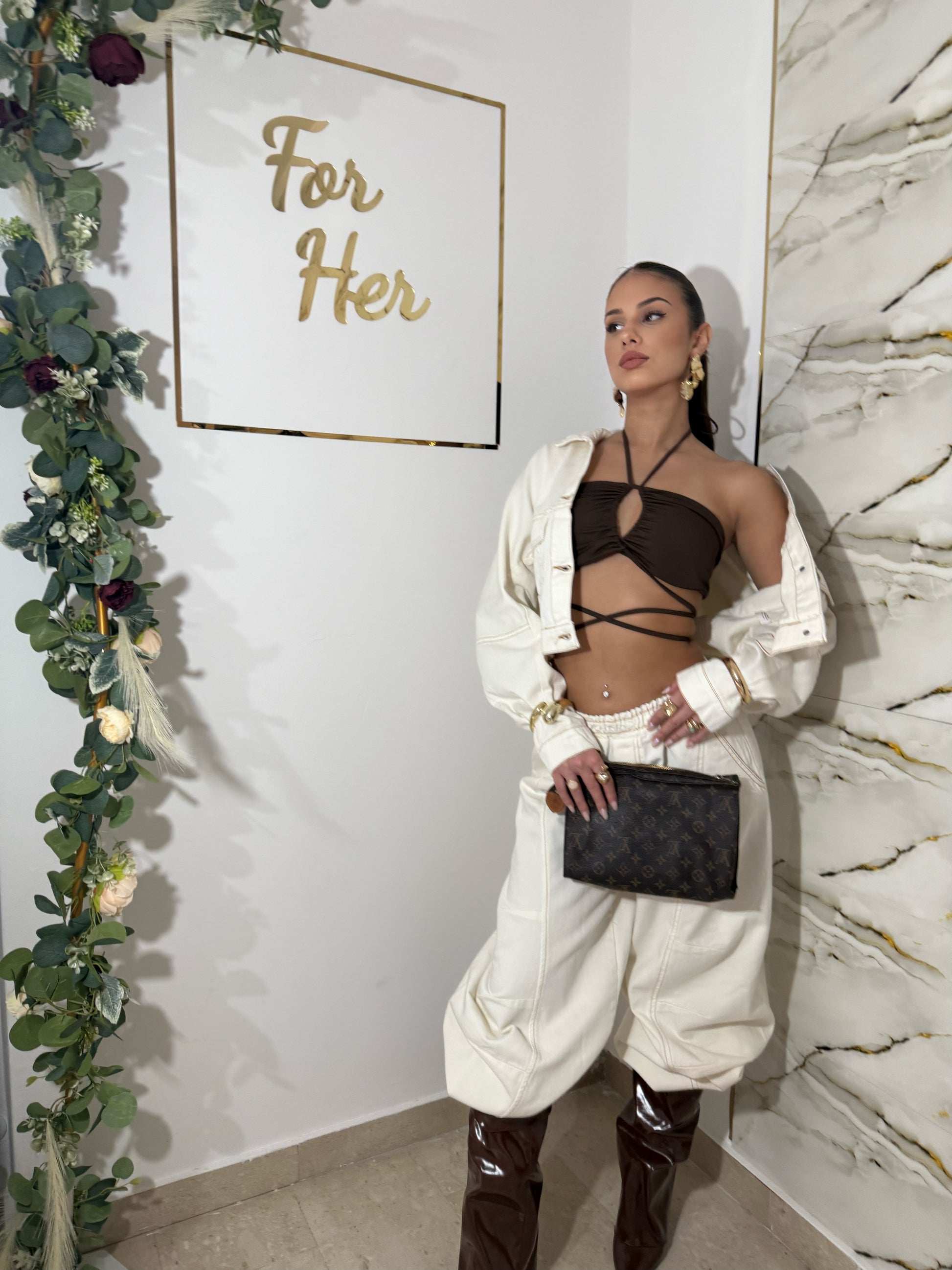 Coordinato in Denim Ice Cream