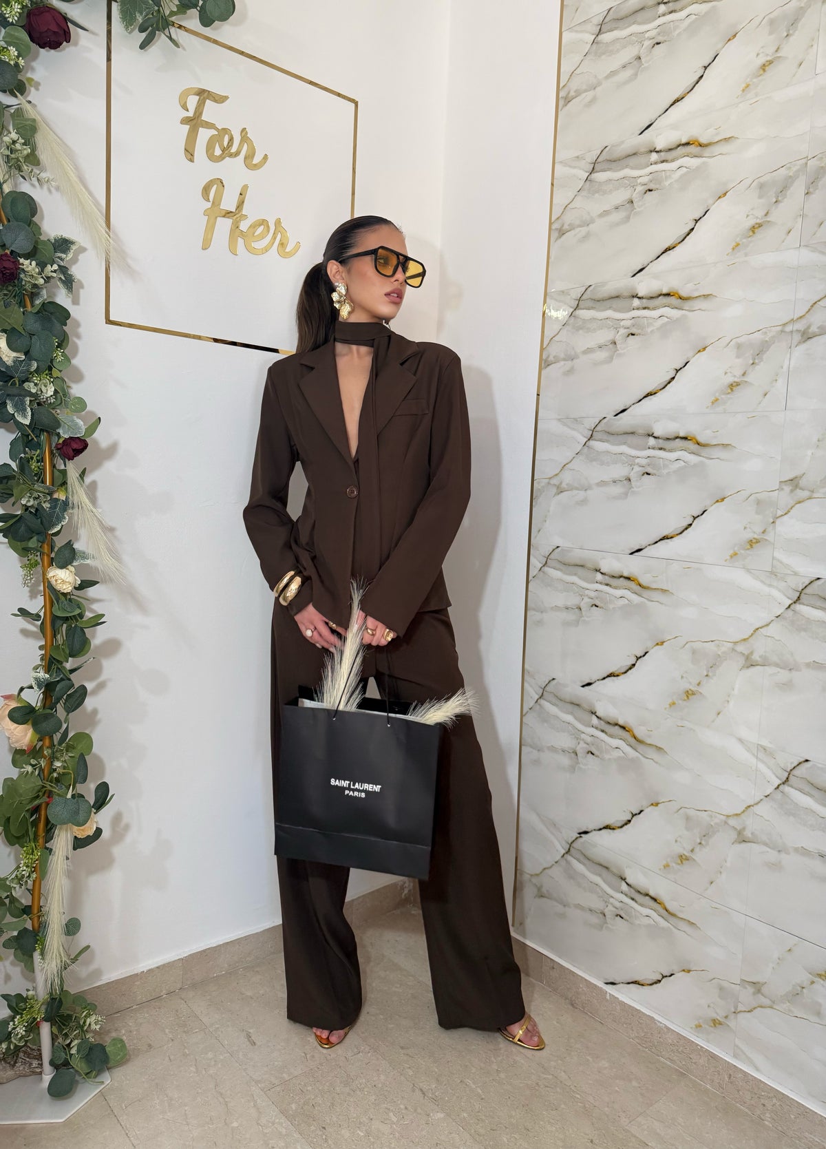 Tailleur Woman Brown