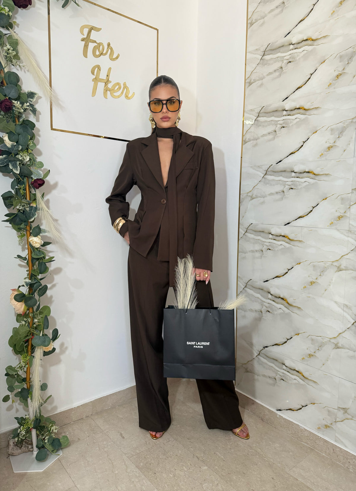 Tailleur Woman Brown