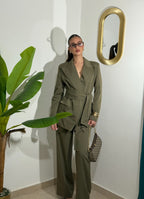 Tailleur Divina Verde Military