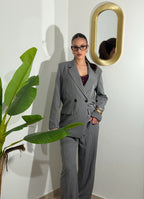 Tailleur Gessato Grey