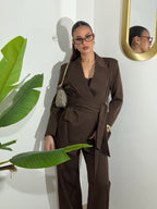 Tailleur Divina Brown