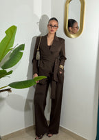 Tailleur Divina Brown